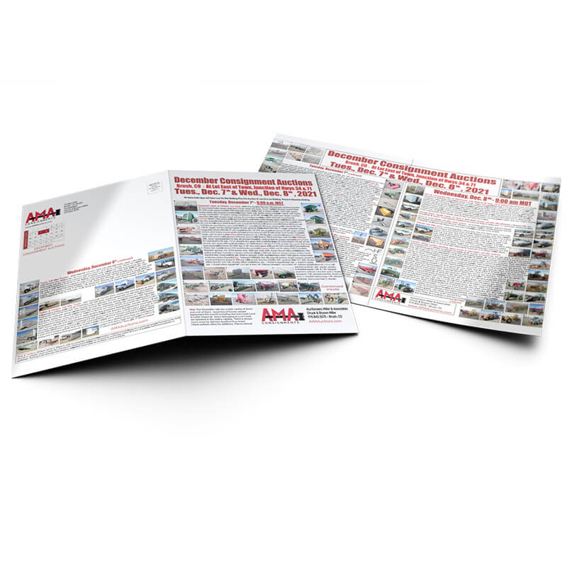AMA Consignments direct mail for consignment auction