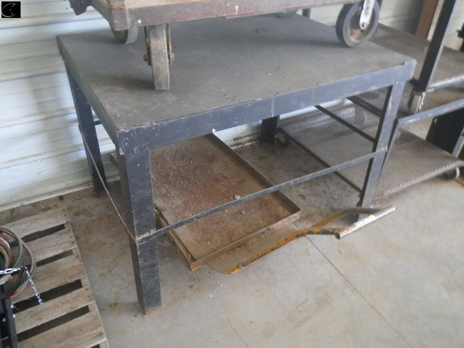 3’x4’ steel shop table-image
