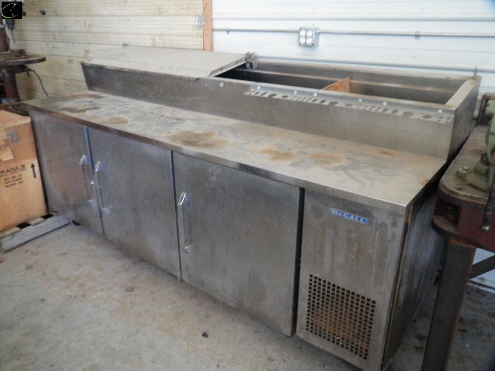 8ft. stainless steel prep table-image