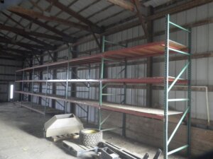 6 sections of 4ft by 8ft pallet racking with 21 shelves-image