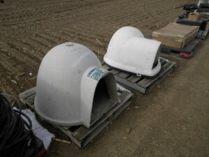 two Igloo dog houses-image