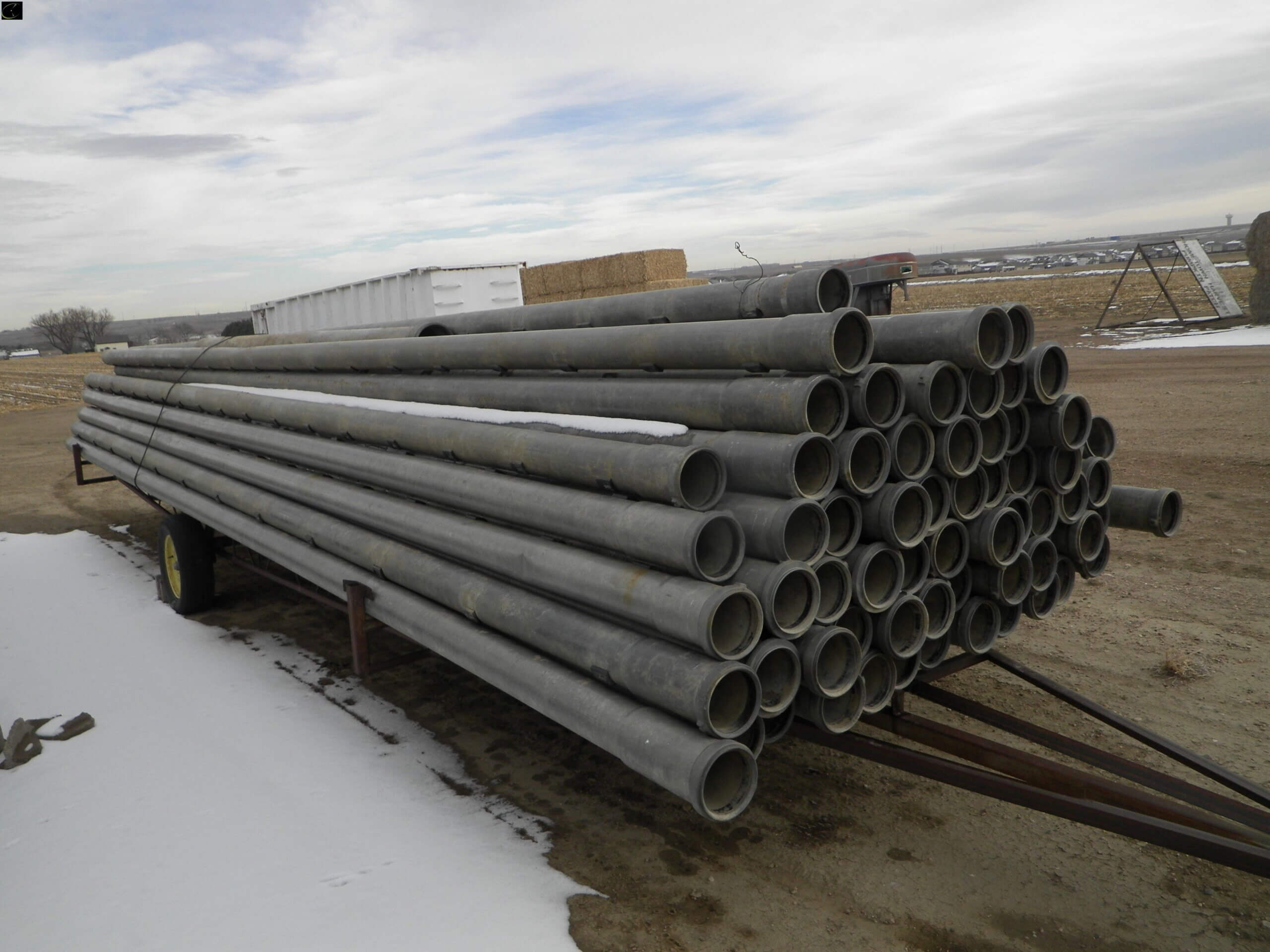 6” aluminum gated pipe-image
