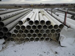 8” PVC gated pipe-image