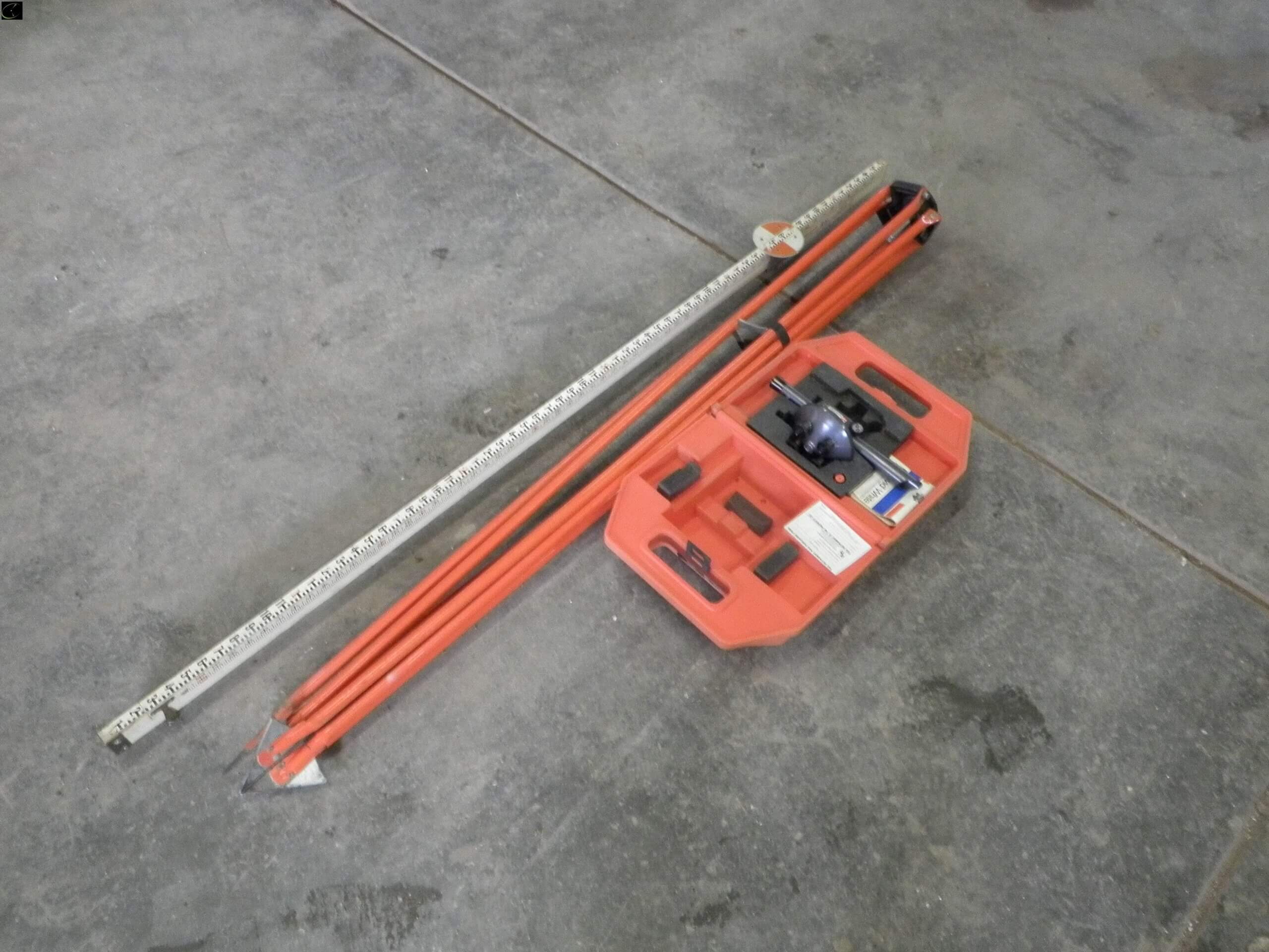 Meridian transit with tripod & ruler-image