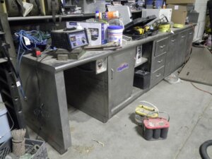 11 ½inch stainless shop bench-image
