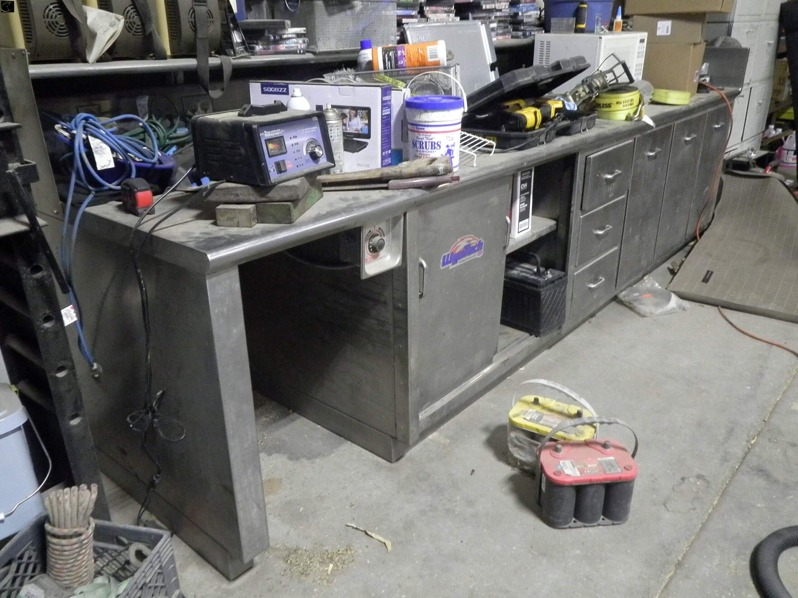 11 ½inch stainless shop bench-image