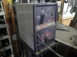 Hobart Stickmate LX welder on stand-image
